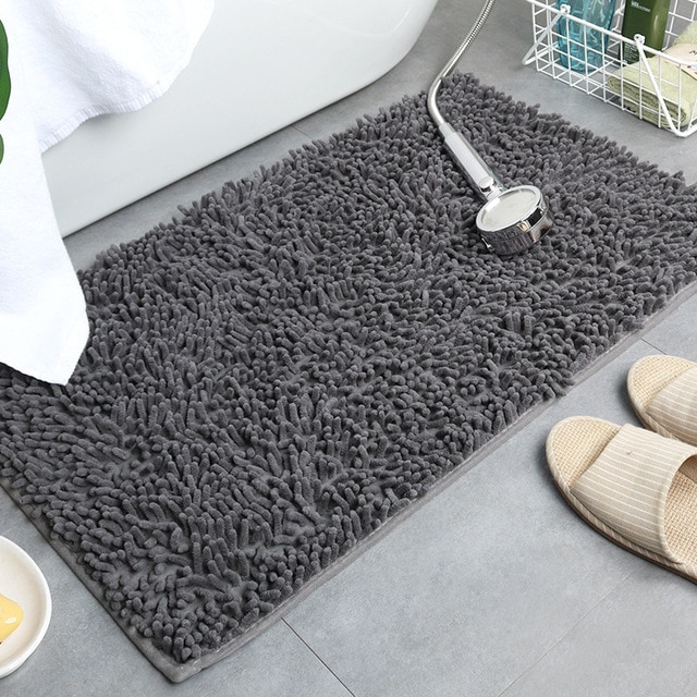Cor Pura Chenille Quarto Cozinha Sala De Estar Tapete Banheiro Antiderrapante Tapete De Porta Absorvente P 2.jpg 640x640 2.jpg