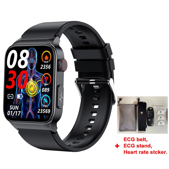 E500 Glicose No Sangue Rel Gio Inteligente Masculino Ecg Monitoramento Personalizado Dial Temperatura Do Corpo Smartwatch 4.jpg 640x640 4.jpg